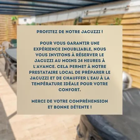 Le Spacieux Jacuzzi & Terrasse Parking 10min Nyaraló *