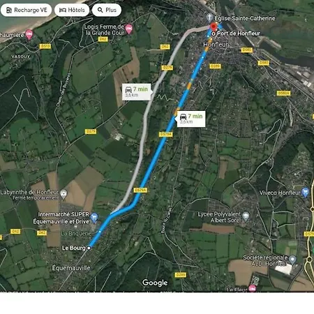 Nyaraló Le Spacieux Jacuzzi & Terrasse Parking 10min Honfleur