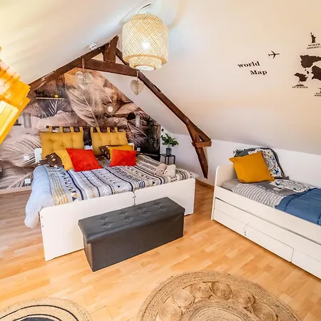 Le Spacieux Jacuzzi & Terrasse Parking 10min Nyaraló Honfleur